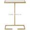 New simple design hotel furniture metal iron black display table with glass top