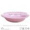 broadside simple stylish pure color pink dinner set