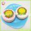 Squishy flower shape PU foam Soft slow rising cake stress toys