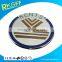 Zinc alloy Plated and painted medal LOGO