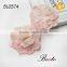 New item pink bridal trim cloth chiffon lace flower trim by yard
