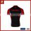 Black Custom summer Rugby Uniforms,Fitness training football team jerseys