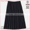 Hot sale summer/autumn ladies fashion maxi skirt Manufacturer high quality women pleated skirt black sexy chiffon skirt