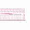 Kearing Chinese Manufacture Transparent Designer Grading Rulers Flexible Sanwich Metric Fashion Graph 5*50cm #8002