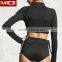 2017 New design wholesale fitness clothing with print design custom long sleeve tshirt
