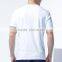 Men's wholesale 100% cotton tshort custom plain white organic casual T-shirt
