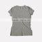 Hot sale 100%cotton embroidered short sleeves ladies T-shirt