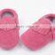 High quality suede leather moccains for baby, prewalk leather moccains