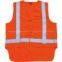 100%polyester knitting waistcoat CE EN471trrafic reflective safety vest
