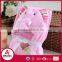 embroidered cartoon cartoon100% polyester travel hooded baby blanket