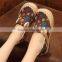 cutout blue cloud homemade linen sandals comfortable fisherman shoe folk slippers/Chinese ethnic flavor casual linen shoes
