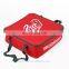 3 Pack Red Fabric Printed Shoulder Insulated Pizza Carrier