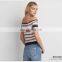 Latest Design Sexy Women's Off The Shoulder Sweater