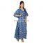 Tunic Style Casual Wear Plus Size Summer Kimono Sleeves Maxi Dress Long Kaftan Beach Wear Sexy Stylish Dress Women's Long Kaftan