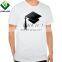 Fashion White Sports Graduation T-shirt