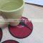 2016 heatproof pvc coaster for coffee mat with changing color