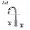 Graceful design individual 2 handle bathroom vanity basin faucet