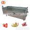 Industrial Palm Dates Brush Washer Prickly Pear Carrot Washer Ginger Potato Peeling Vegetable Washing Machine