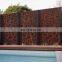 Modern Corten Steel Metal Yard Fence Panels With Cheap Price