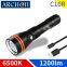 ARCHON C10R Подводная фонарь для дайвинга  Фонарь для скафандристов 1200ЛМ LED-фонарик