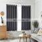 Solid Colors Textile Materials Living Room Windows Ready Made Black Out Curtains