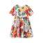 Girls' Dress 2020 Summer Cotton Strap Flowers Children Clothes Dress