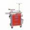 Medical Hospital Furniture Abs Emergency Medical Trolley for Hospital Usage Medicine Trolley Cart