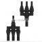 TUV pair male female pv cable solar connector