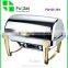 Stainless Steel induction buffet chafing dish food warmer