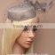 Wholesale Elegant Veiling Fascinator Hat Sinamay Base With Feather For Wedding/chuch/Party/Races