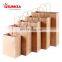 Sunkea custom food packaging brown paper bags with handles