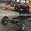 Four wheels portable water well drilling machine for 100m
