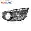 Diamond Radiator Style Front Grille Mesh Hood for Mercedes GLK Class X204 2012-2015 ABS Grill