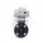 CTB two way motorized pvc valve with electric actuator 220V 380V 24V valve 4 inch pvc valve