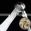 360 turbo hydro clear fan spiral high pressure shower head