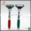 Cheap price different color metal handle shaving razor blades,hotel men razor