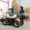 2.5 ton all rough terrain diesel forklift with clamp