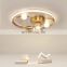 New waterproof transparent acrylic lotus leaf gold LED aisle light ceiling light