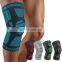 Custom Unisex Elastic Breathable Knee Protector Brace Knee Compression Sleeve Weight Lifting Running Knee Sleeve