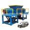 double shaft industrial large paper waste plastic car tire carton box shredder