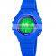 Guangzhou Skmei 1716 silica strap led light wristwatch waterproof 24 hour digital sports kids watch minimalist