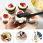 Food Grade Silicone Rubber Spatula Set Kitchen Utensils for Baking,Cooking and Mixing High Heat Resistant Non Stick Dishwasher