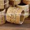 Wholesale in Bulk Hand-Woven Rattan Napkin Rings Set of 6 Tableware napkin holder rings woven made in Vietnam