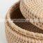 High Quality Rustic Woven Rattan storage basket box pot suitable for storing small items Wholesale