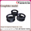 Graphite gas ducts for the photovoltaic industry
