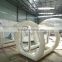 Giant Round PVC clear inflatable bubble tent / inflatable globe tent With Air Mat