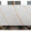 Code：1101，Calacatta artificial stone quartz slab kitchen countertops