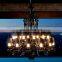 Customize large modern black crystal chandelier lighting for home