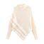 2025 New Fashion Elegant Women's Shoulder-Button Irregular Pullover Knit Top