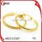 fashion jewellery big hoop simple gold earring designs for women